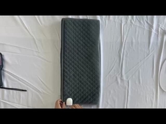 회색 흑색 전기 담요