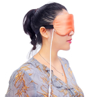 그래펜 열은 남성 여성 수면을 위한 전기 실크 아이 마스크를 쌉니다