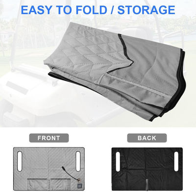 5V2A Graphene Heated Golf Cart Seat Cushion – Low Voltage, Portable & Safe