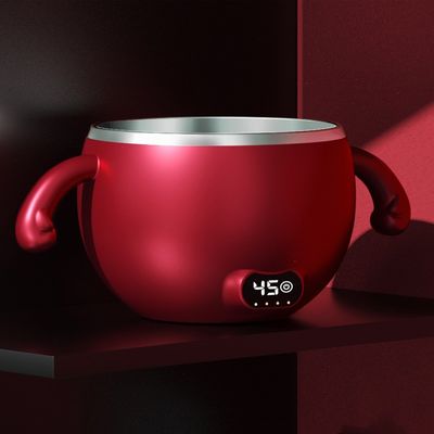 300ml 베이비 푸드 워머 볼 HW01 휴대용 전기 대형 스테인레스 스틸 베이비 푸드 컨테이너 여행용 워머