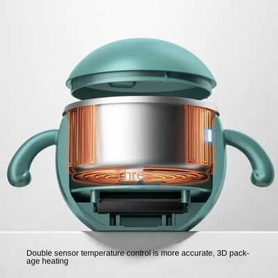 300ml 베이비 푸드 워머 볼 HW01 휴대용 전기 대형 스테인레스 스틸 베이비 푸드 컨테이너 여행용 워머