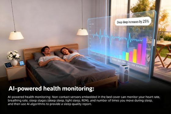 도매 지능형 정온 냉각 매트리스 커버 수냉식 매트리스 패드 - 고급 액티브 냉각 기술