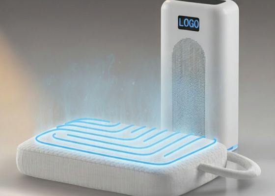 듀얼 존 온도 조절 및 편안한 밤을 위한 부드러운 대나무 섬유를 제공하는 온열 및 냉각 매트리스 패드