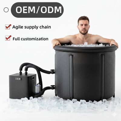 Ice Bath Cold Plunge Tub With Durable Acrylic Construction Energy Cooling And User Friendly Touch Interface For Physiotherapy