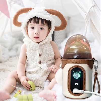 셰어폰 USB 휴대용 우유 온도기 5V2A 소압 안전 아기 병 온도기 유아용 폴리 / 면 / EVA 소재