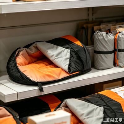 접이식 휴대용 온열 강아지 침낭, 휴대 및 보관 용이, 3단계 조절 온도 방수 스크래치 방지 애완동물 침낭, CE FCC ROHS 인증