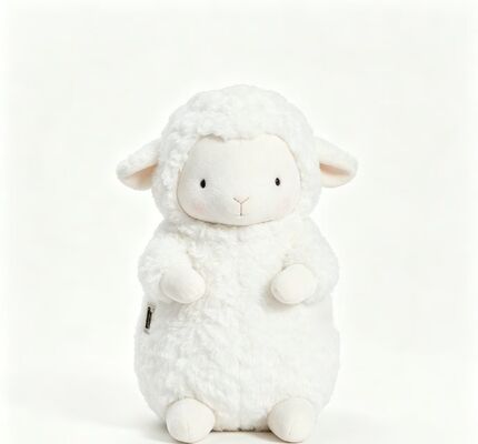 귀여운 양 모양 USB 전원 온열 패드, 3단계 40-60℃ 온도 조절, 부드러운 피부 친화적 폴리에스터, 가정 일상 사용을 위한 어린이 안전, 6-8시간 사용 가능한 휴대용 이동 중 손 난로