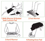 전기 손 더 따뜻한 팁 USB 히팅 패드 세척할 수 있는 의자 쿠션 모양