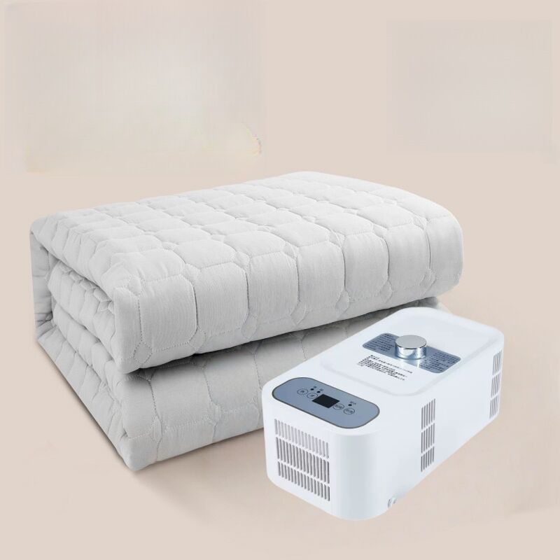 럭셔리 600TC Bambu Cotton 듀얼존 온도 조절 스마트 침대 매트 조용한 냉각 및 부드러운 난방 시스템