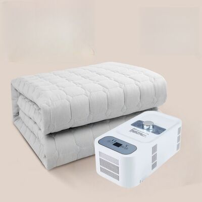 럭셔리 600TC Bambu Cotton 듀얼존 온도 조절 스마트 침대 매트 조용한 냉각 및 부드러운 난방 시스템
